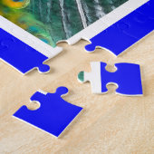 Pfauenkunst Puzzle (Seite)