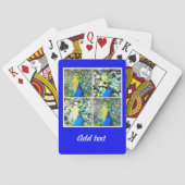 Pfauenkunst Spielkarten (Rückseite)