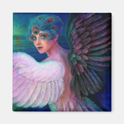 Pfauenlady's Wings of Duality Magnet (Vorne)