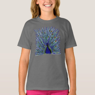 Pfauenmädchen T-Shirt