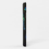 Pfauenmalerei Case-Mate iPhone Hülle (Hinten/Rechts)