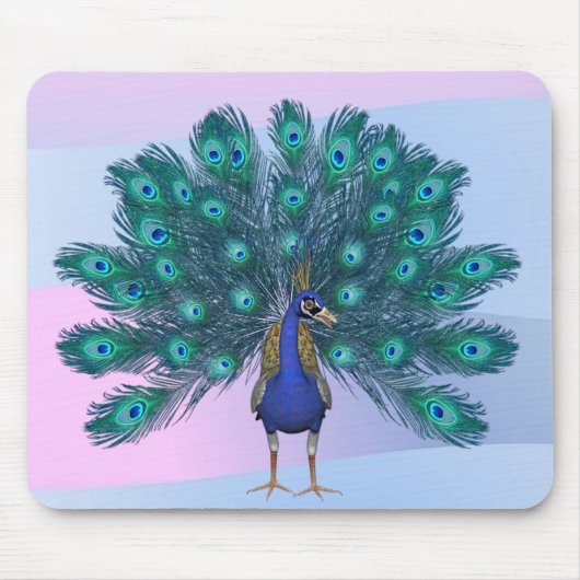 Pfauenmäuse Pad! Mousepad (Vorne)