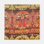 Pfauenmotiv und kufic inscription magnet (Vorne)