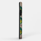 Pfauenmuster auf Holz iPhone 5/5S Fall Case-Mate iPhone Hülle (Hinten/Rechts)
