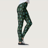 Pfauenmuster Leggings (Rechts)