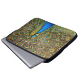 Pfauenmuster Pfauengeflecht Malerei Tier Ar Laptopschutzhülle (Vorne Knopf)