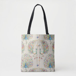 Pfauenmuster, schönes tropisches Flora Tasche