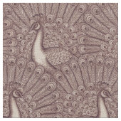 Pfauenmuster Stoff (Nahaufnahme)