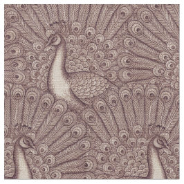 Pfauenmuster Stoff