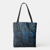 Pfauenmuster Tasche (Rückseite)