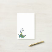 Pfauennachweise Post-it Klebezettel (Auf Schreibtisch)