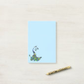 Pfauennachweise Post-it Klebezettel (Auf Schreibtisch)