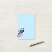 Pfauennachweise Post-it Klebezettel (Auf Schreibtisch)