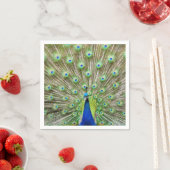Pfauennapkins Serviette (Beispiel)