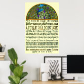 Pfauenpaardruck Poster (Heimbüro)