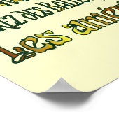 Pfauenpaardruck Poster (Ecke)