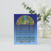 Pfauenpaare Postkarte (Stehend Vorderseite)