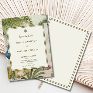 Pfauenpalme Hochzeit Termin merken Save The Date