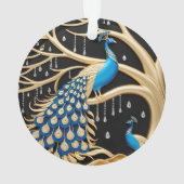 Pfauenparadies Akryllische Ornamente (Rückseite)