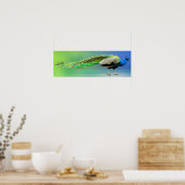 Pfauenplakat Poster (Küche)