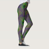 Pfauenplumpe Glitzer Leggings (Rechts)