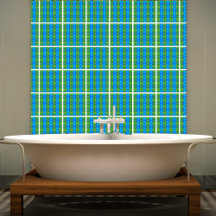 Pfauenplumpe Muster Keramik Kachel