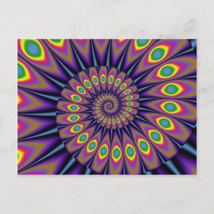 Pfauenpostkarten Postkarte