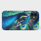 Pfauenprofil Case-Mate iPhone Hülle (Rückseite (Horizontal))