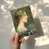 Pfauenprofil | Edgard Maxence Karte