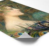Pfauenprofil | Edgard Maxence Poster (Ecke)