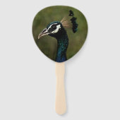 Pfauenprofil Fächer (Rückseite)