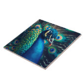 Pfauenprofil Fliese (Seite)