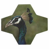 Pfauenprofil Fußball (Flach)