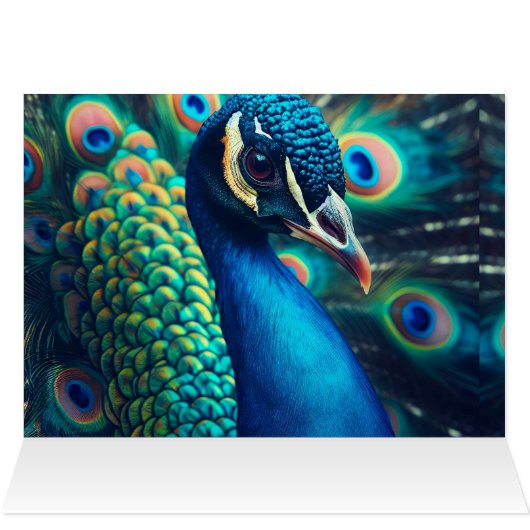 Pfauenprofil im Inneren (Innenansicht Horizontal (Oben))