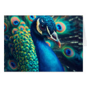 Pfauenprofil im Inneren (Vorderseite (Horizontal))