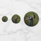 Pfauenprofil Konfetti (Vorderseiten)