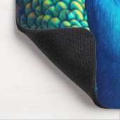 Pfauenprofil Mousepad (Ecke)