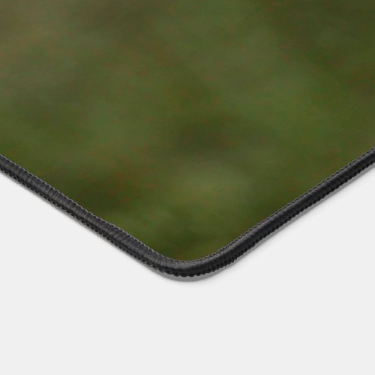 Pfauenprofil Schreibtischunterlage (Ecke)