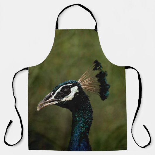 Pfauenprofil Schürze (Vorderseite)