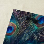 Pfauenprofil Strandtuch (Beispiel)