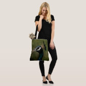 Pfauenprofil Tasche (Am Model)