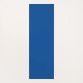 Pfauenprofil Yogamatte (Rückseite)