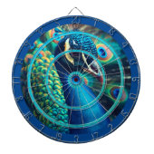 Pfauenprofilregulierung Dartscheibe (vorne)