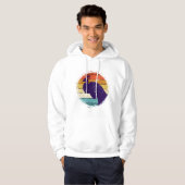 Pfauenpullover Hoodie (Vorne ganz)