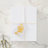 Pfauenpurpur-Rosen Geschenkanhänger (Mit Schnur)