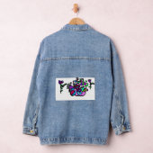 Pfauenpurpurrosen  jeansjacke (Hangar)