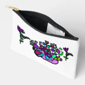 Pfauenpurpurrosen zubehörtasche (Offen)
