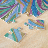 Pfauenpuzzle Puzzle (Seite)