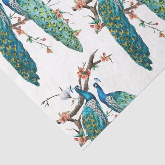 Pfauenreihe 6 seidenpapier (Detail)