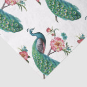 Pfauenreihe - Design 4 Seidenpapier (Detail)